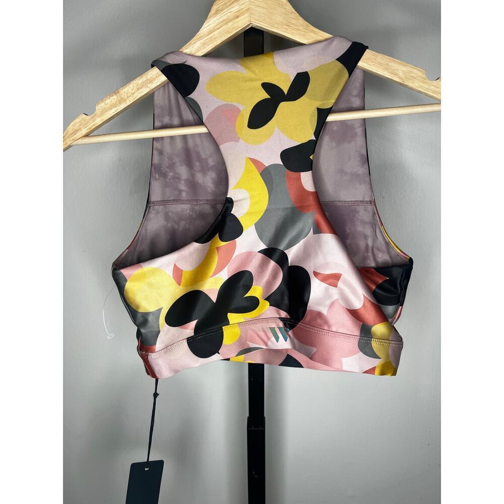 Wear It To Heart Sella Bra Cloud Cosmos Floral Sports Bra Crop Top S NWT - Picture 4 of 9